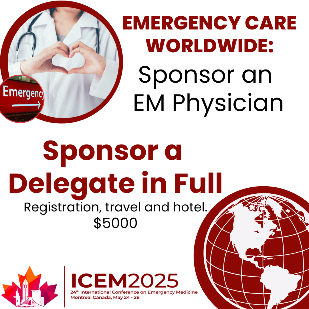 Emergency Care Worldwide: Full Sponsorship (Travel, Hotel & Registration)